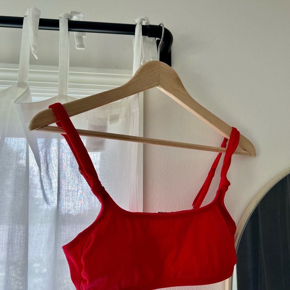 Xhilaration Red Bikini Top